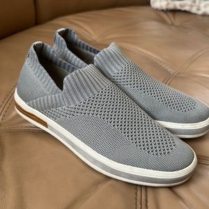 $98 Bella Vita slip on mesh gray sneakers, running shoes